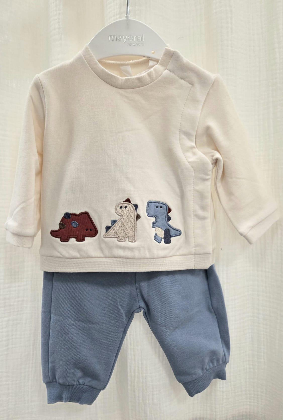 Conjunto Mayoral dinos azul
