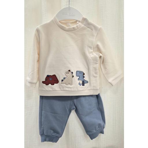 Conjunto Mayoral dinos azul [0]