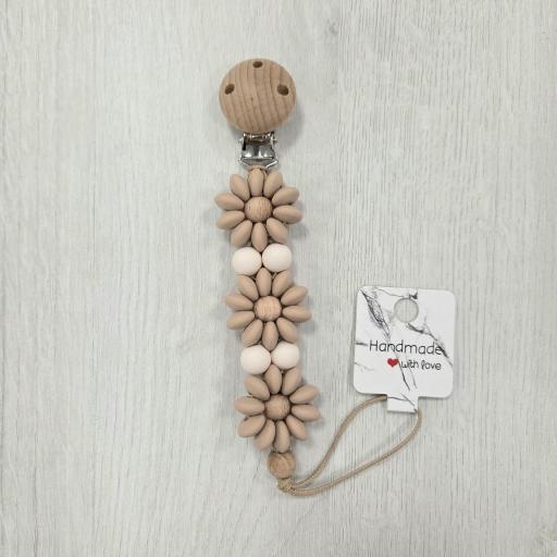 Chupetero flores camel [0]