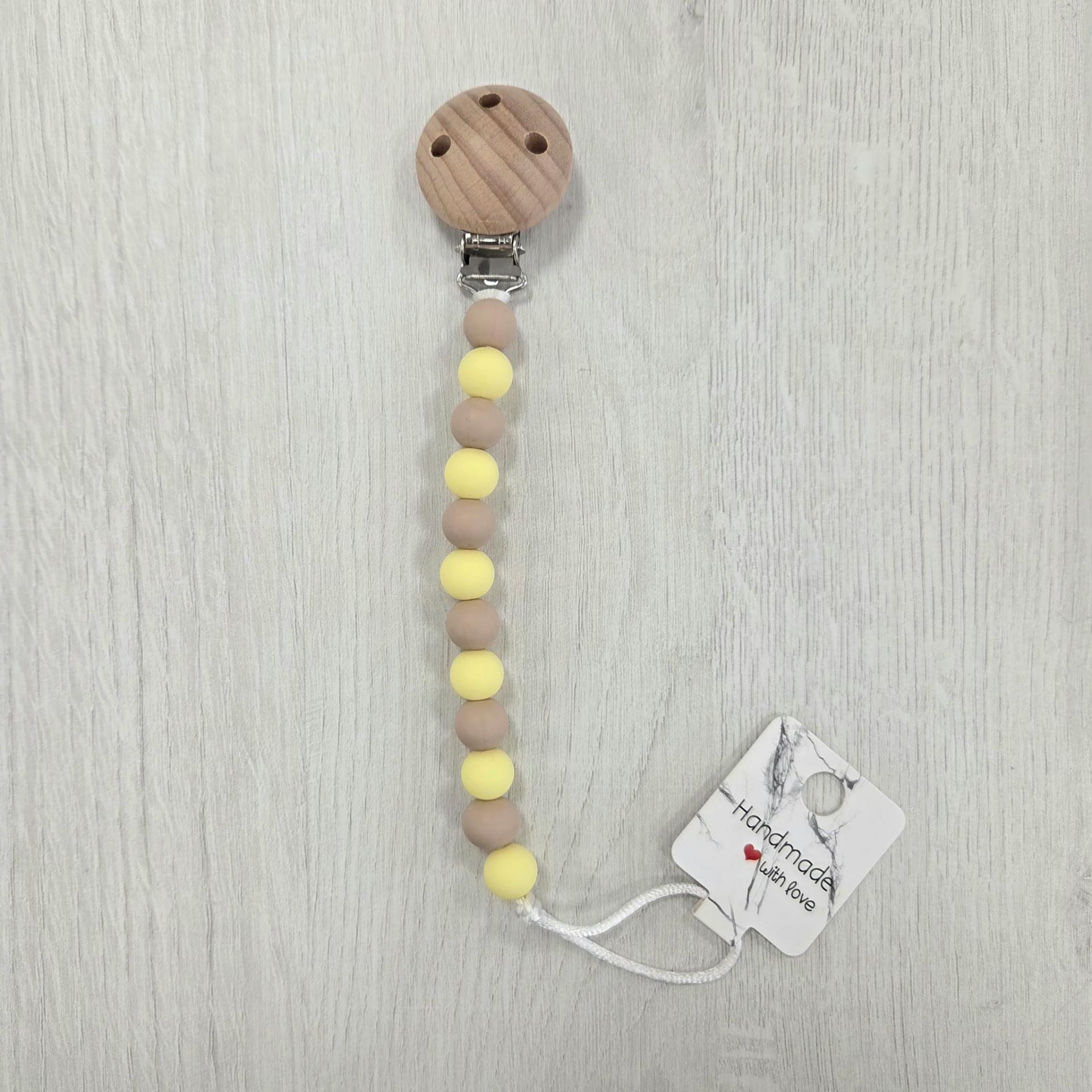 Chupetero bolas amarillo