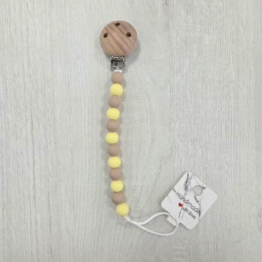 Chupetero bolas amarillo [0]