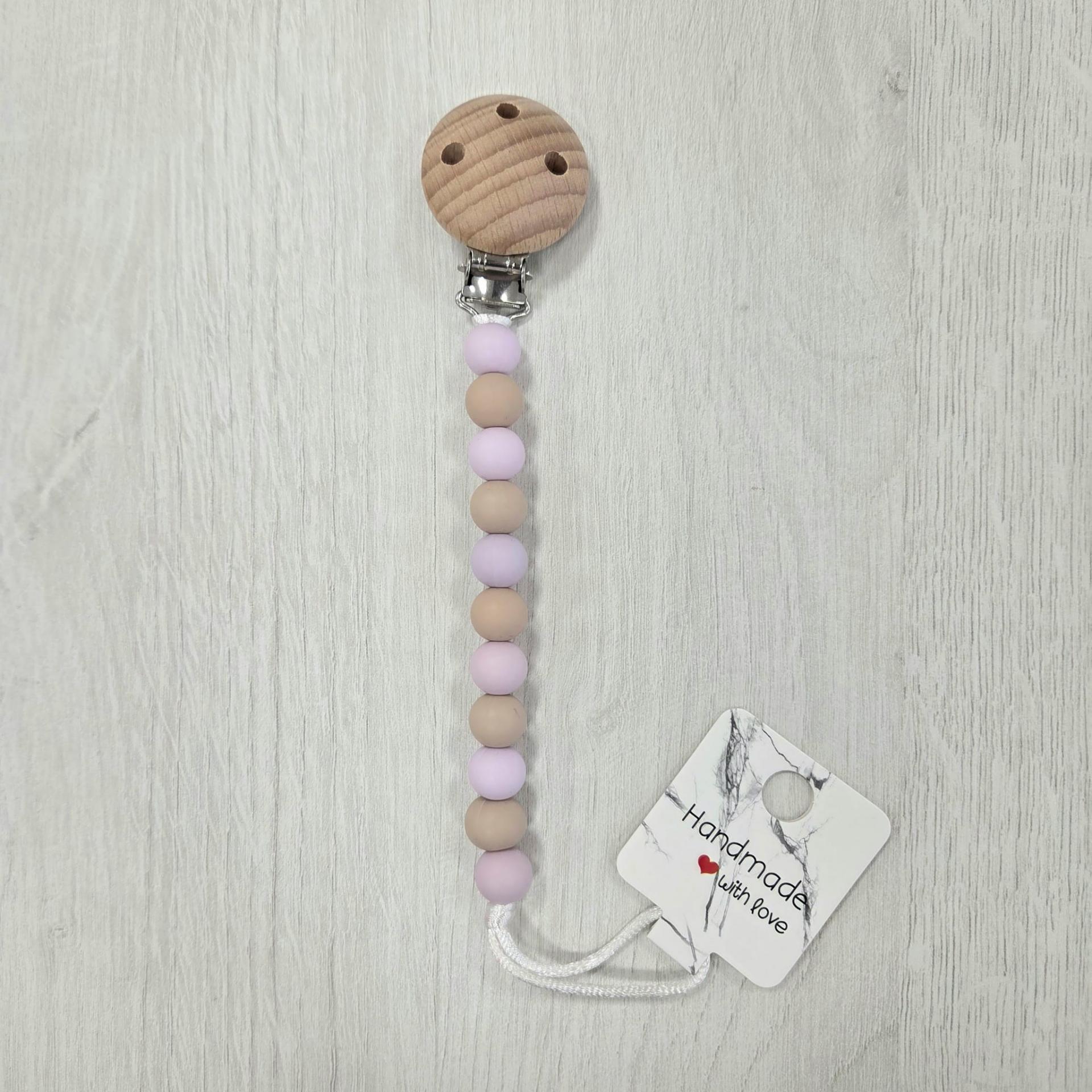 Chupetero bolas lila