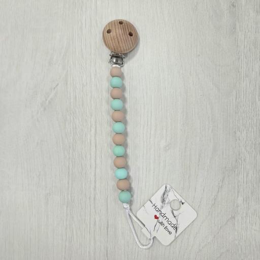 Chupetero bolas verde menta [0]