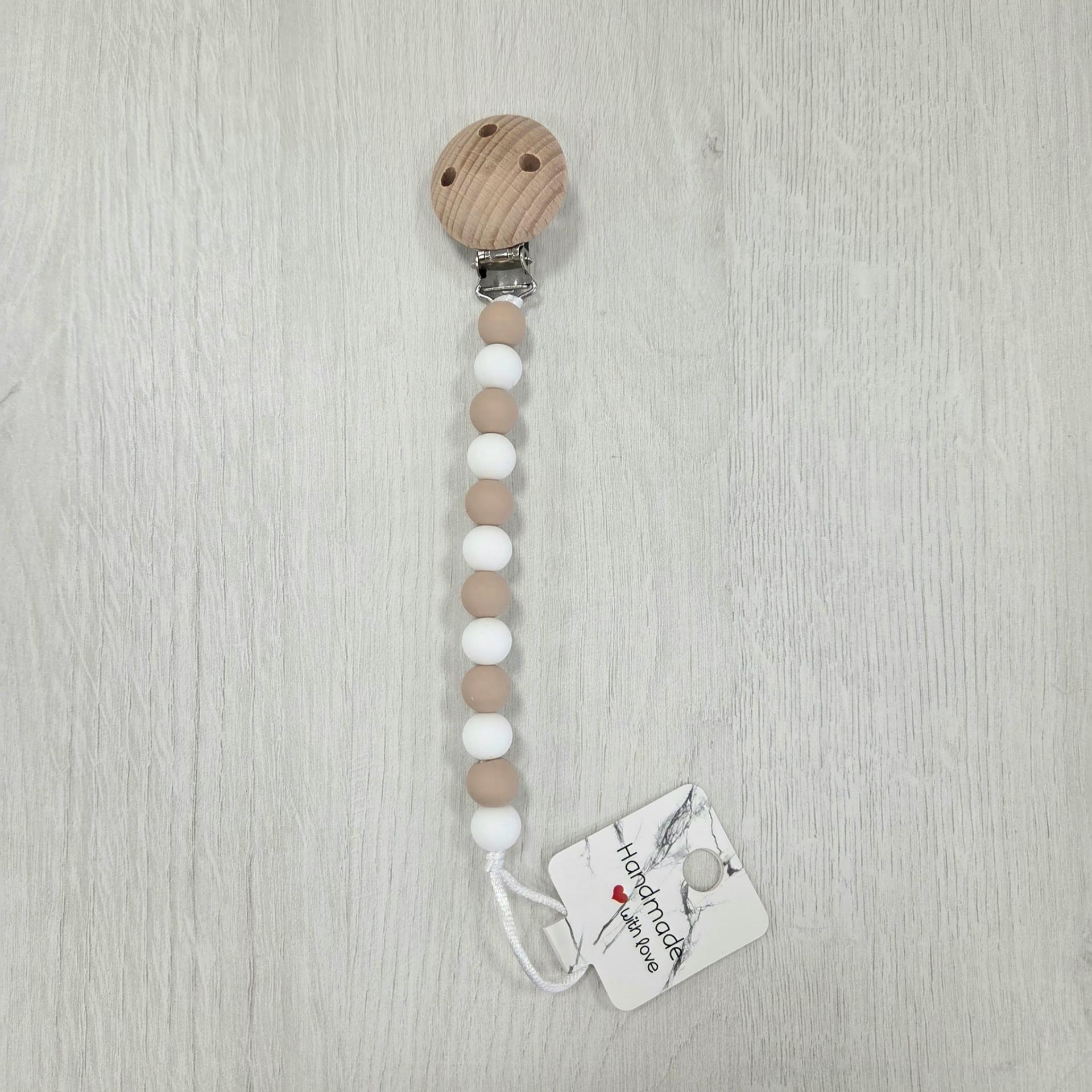 Chupetero bolas blanco