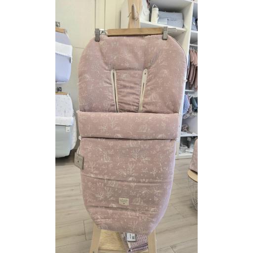 Saco silla universal Uzturre Tirsa rosa empolvado