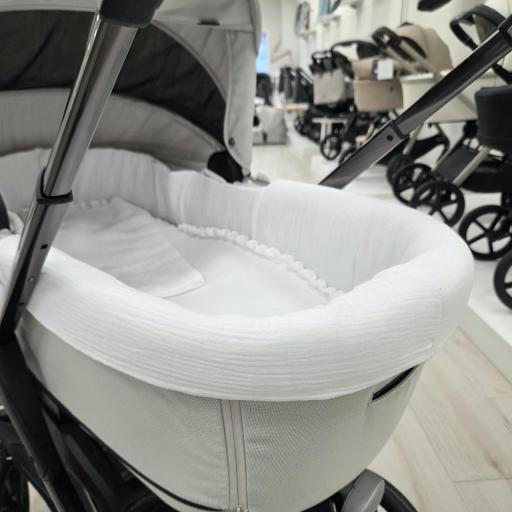 Vestidura garnitura capazo semicortada bambula blanco [1]