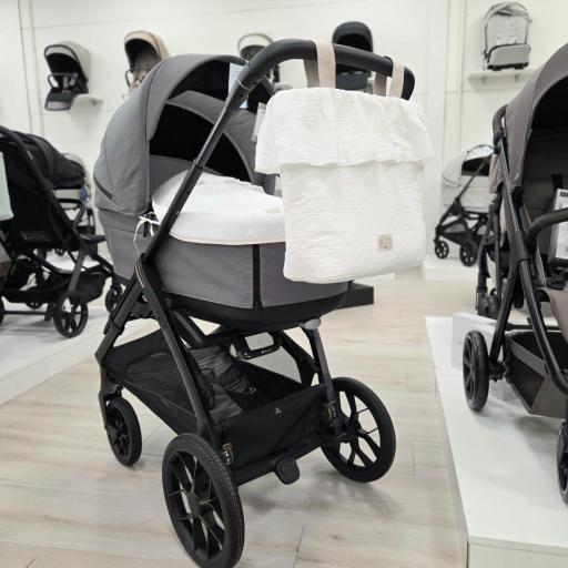 Talega volante Luisa beig (blanco roto) Uzturre 