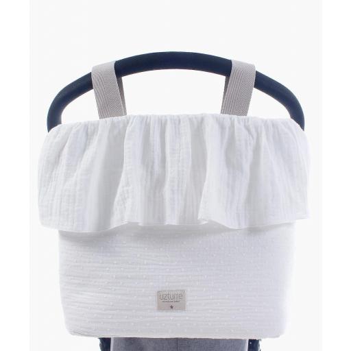 Talega volante Luisa blanco Uzturre [0]