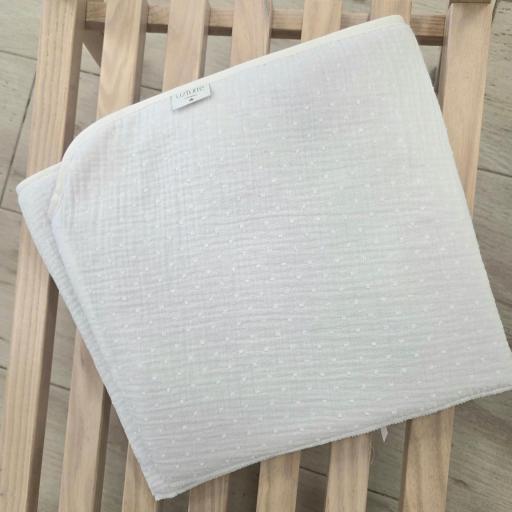 Funda capazo universal semipartida Luisa blanco Uzturre