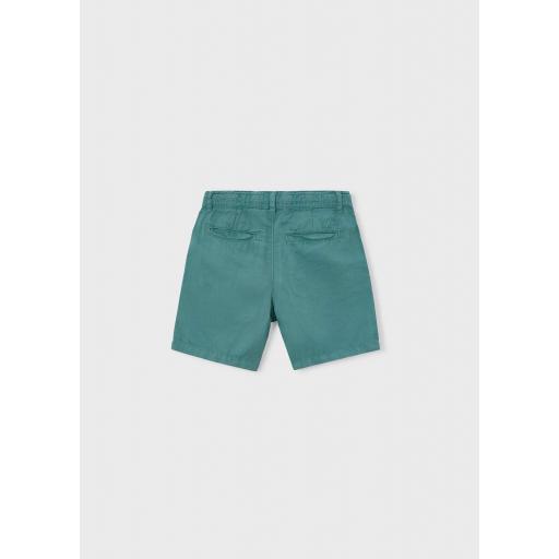 Bermuda relaxed fit con lino color alga ref.3202 [1]