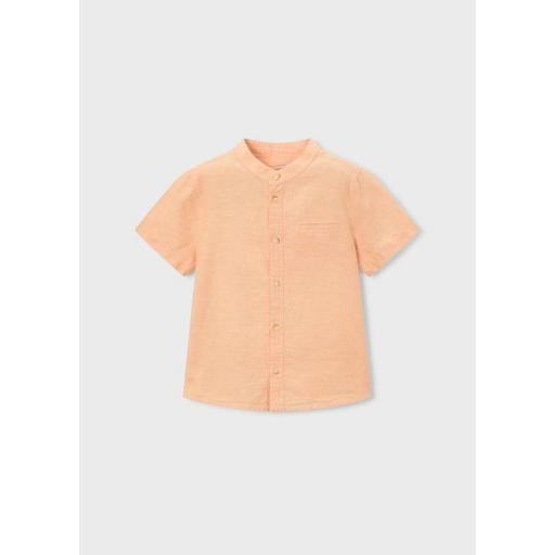 Camisa cuello mao color peach Mayoral ref.3113