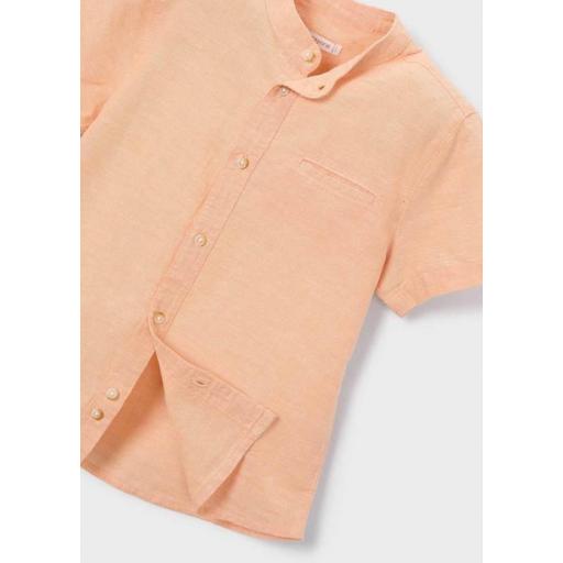 Camisa cuello mao color peach Mayoral ref.3113 [2]
