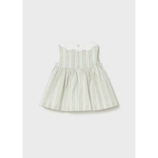 Vestido rayas con lino Mayoral ref.1801 [2]