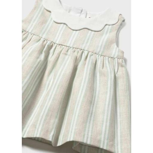 Vestido rayas con lino Mayoral ref.1801 [1]