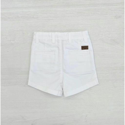 Pantalón corto niño blanco Martín Aranda ref.20305 [1]