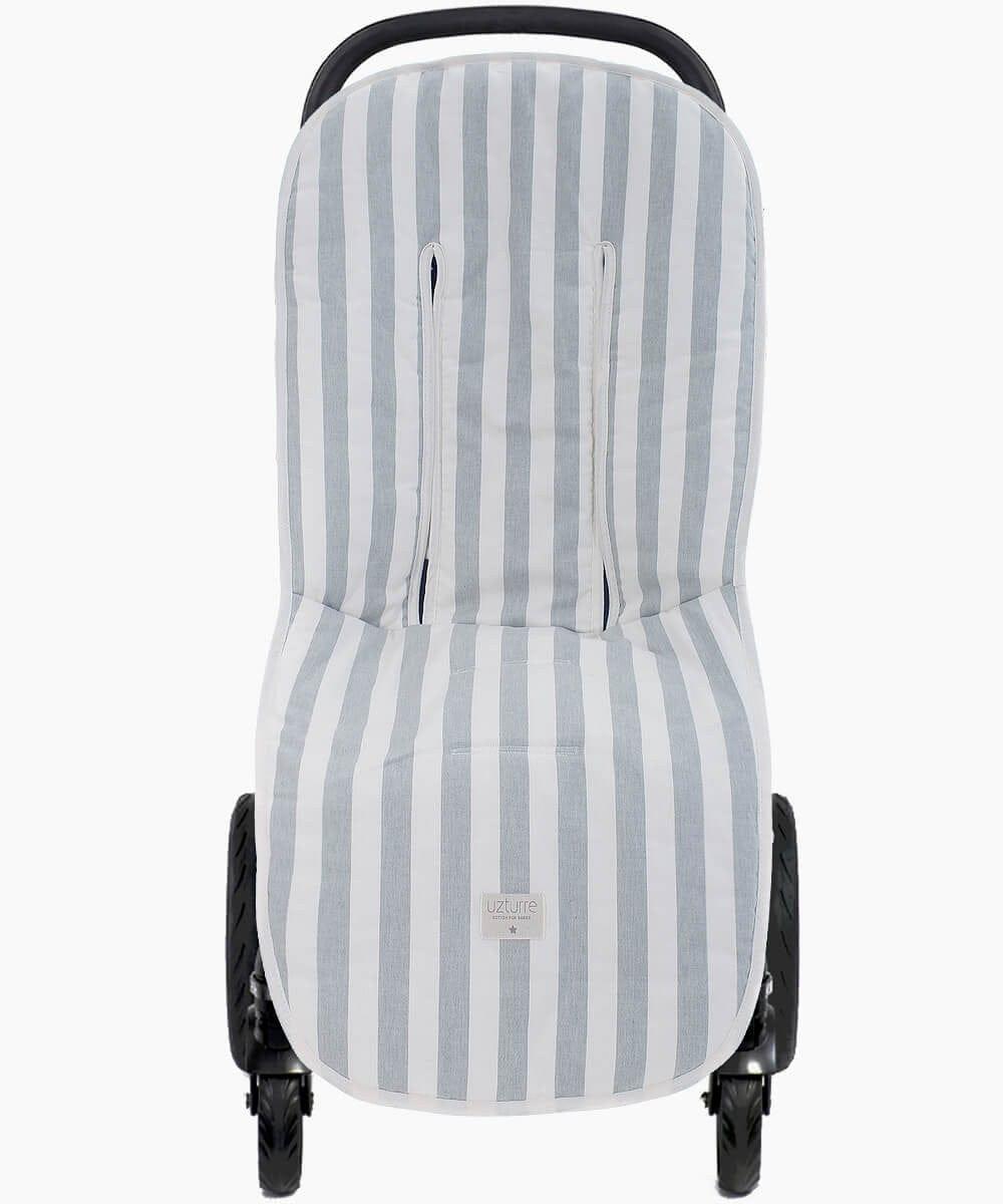 Colchoneta silla universal reversible Raya verde mint Uzturre