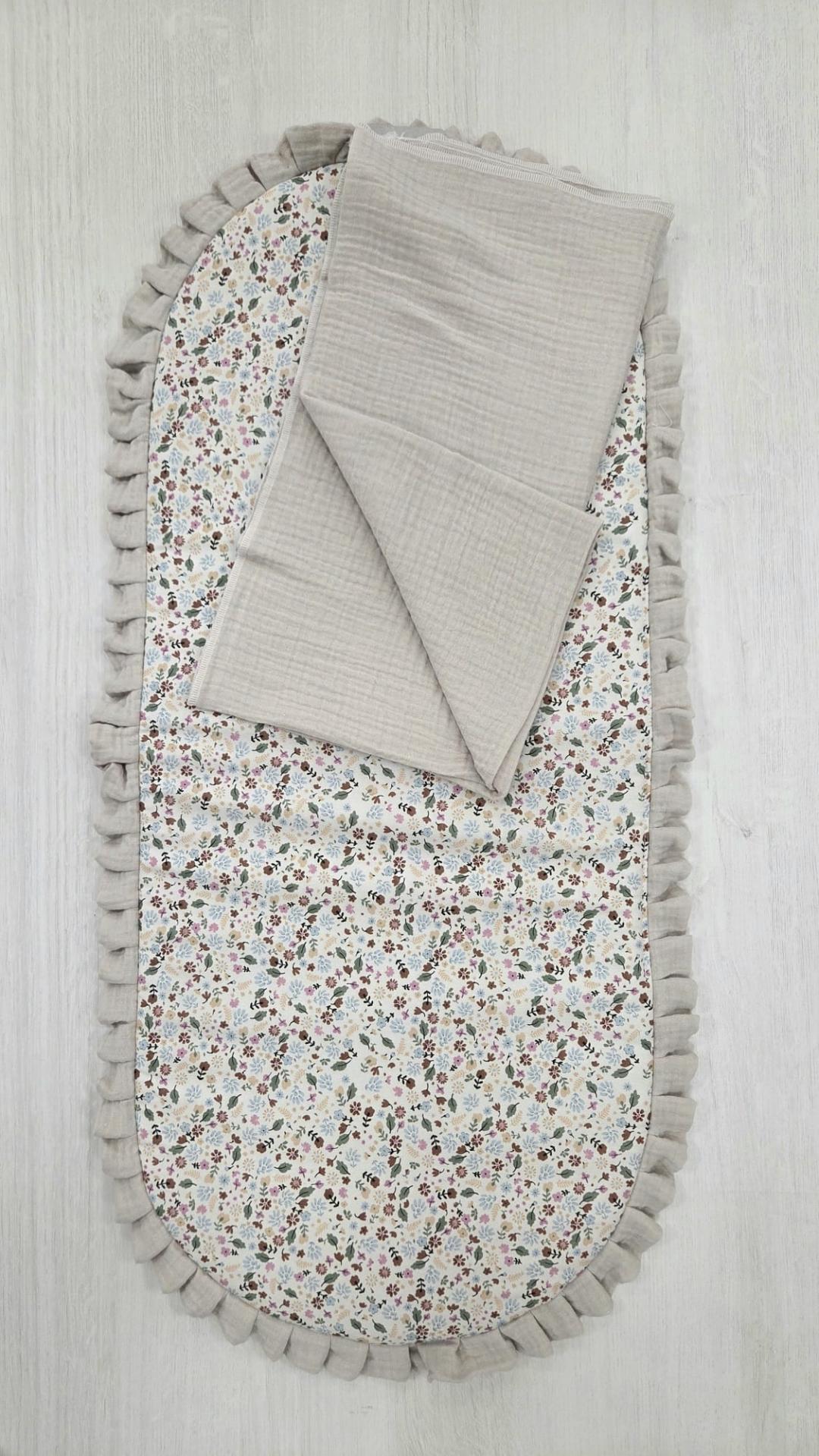 Colchón base capazo con muselina Liberty D´peques