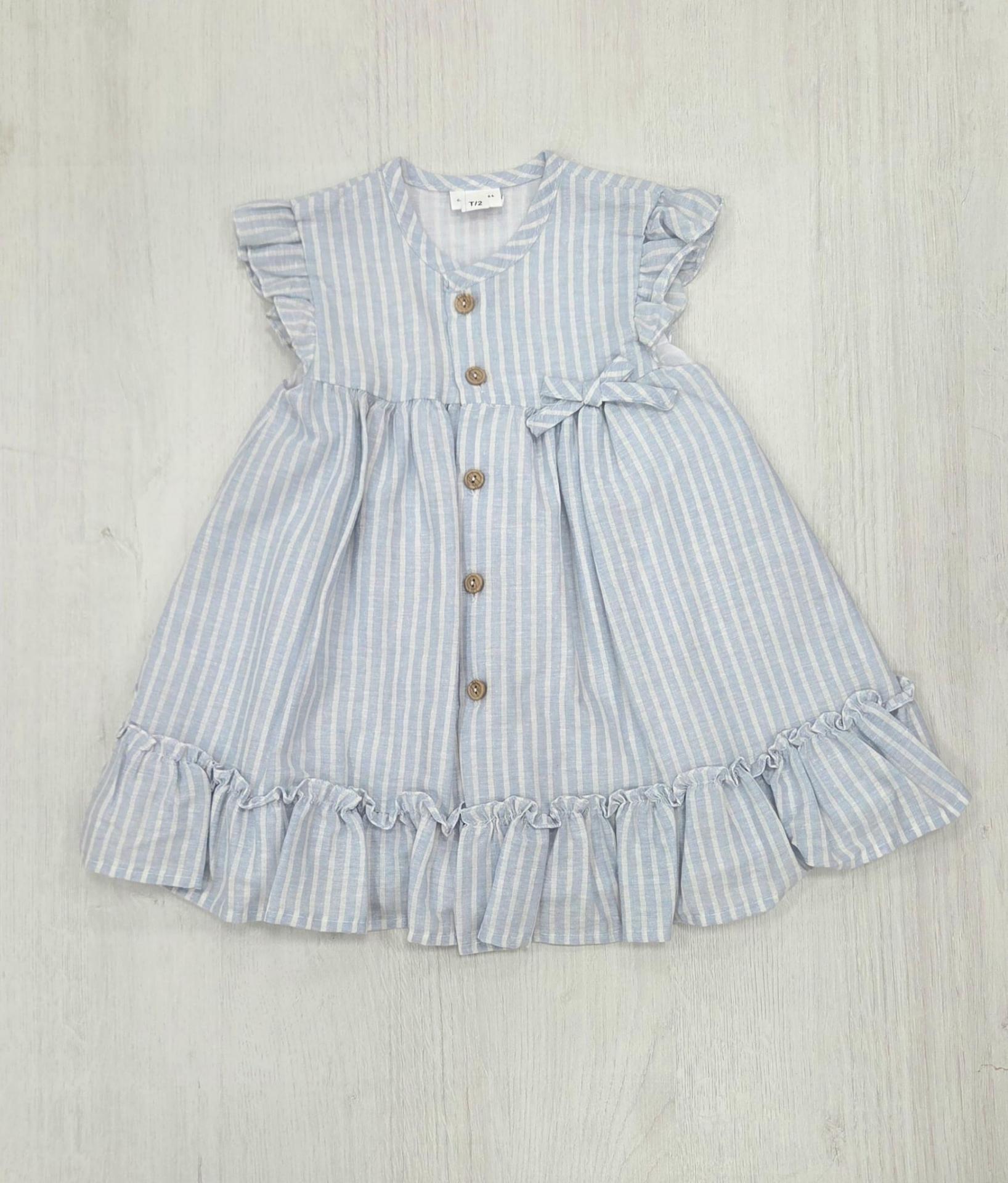 Vestido rayas azul ref. 26557