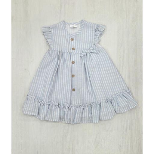 Vestido rayas azul ref. 26557 [0]