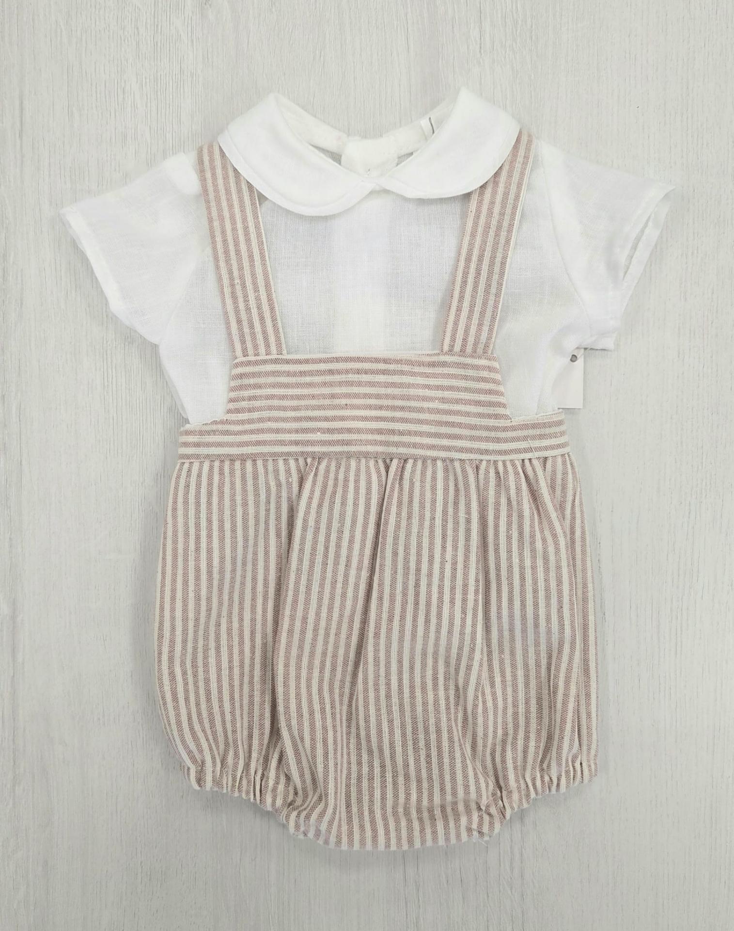 Conjunto peto ranita raya maquillaje ref.26231