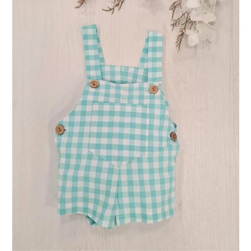 Peto vichy verde agua ref.1246 [0]