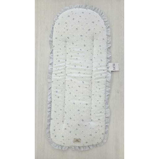 Colchoncito base capazo Marioposa azul Artesanía Chari ref.533 [0]