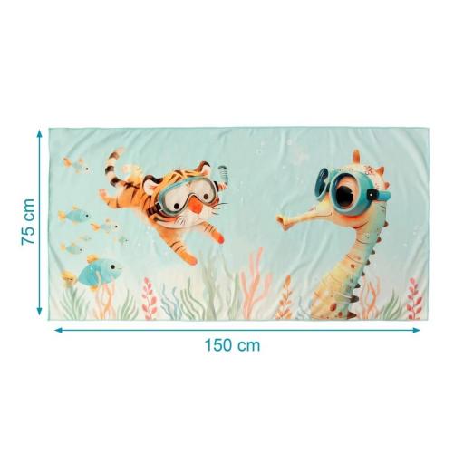 Toalla baño Kiokids menta ref.6227 [1]