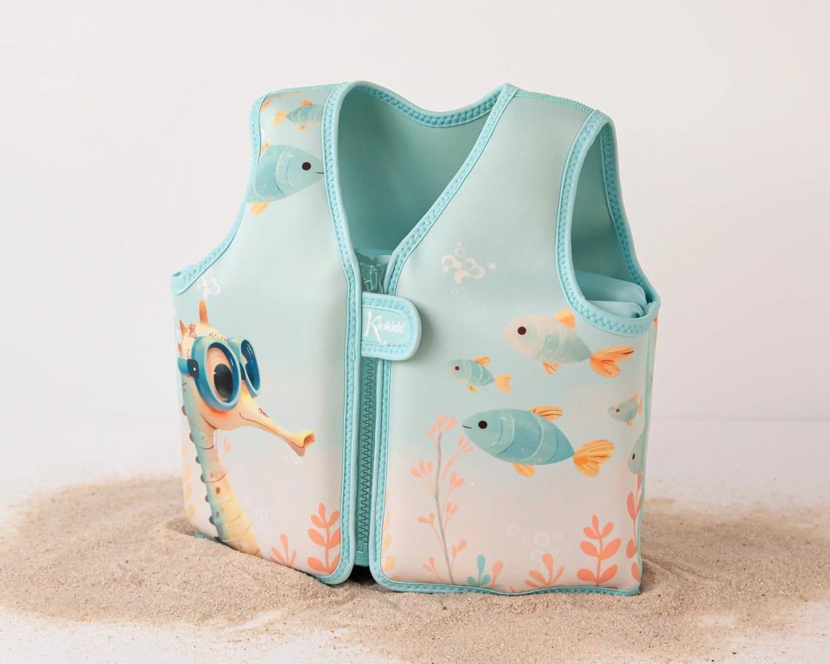 Chaleco baño flotador aprendizaje menta Kiokids ref.6184