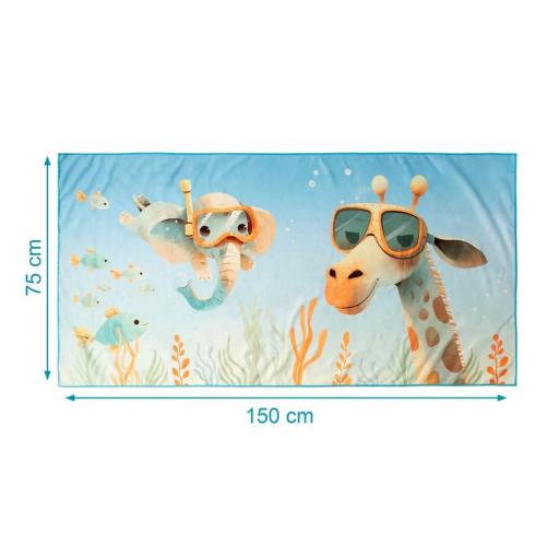 Toalla baño Kiokids azul ref.6229 [1]