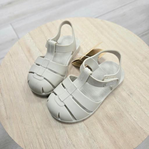 Sandalia cangrejera baño Chicco beig  [0]