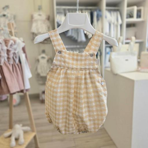 Pero ranita unisex vichy crema  [0]