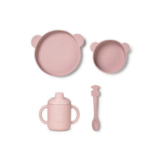 Vajilla silicona Tous Baby Rosa [1]