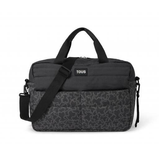 Bolso maternidad con broches para coche y cambiador incluído negro Tous Baby [0]