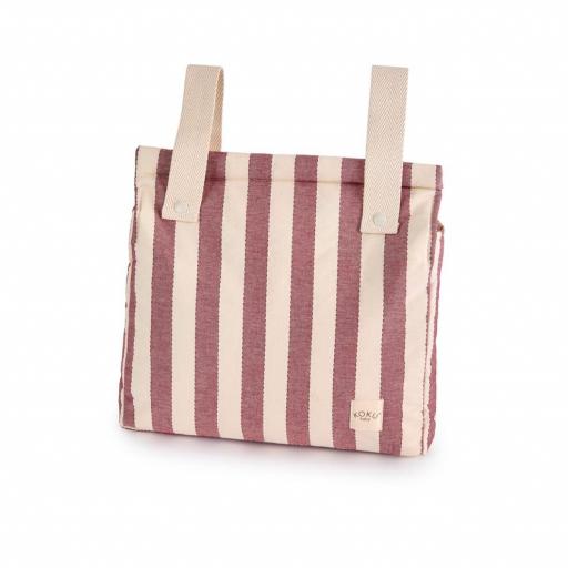 Bolso talega Stripe Granate Koku [0]