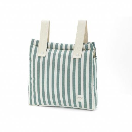 Bolso Talega Stripe Green Koku