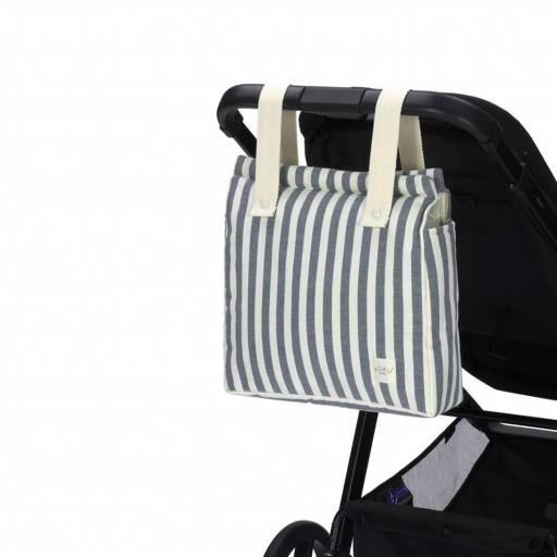 Bolso panera Stripe Marino navy blue Koku [1]