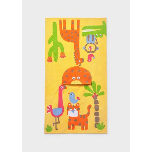 Toalla poncho baño Mayoral mostaza ref.9113 [0]