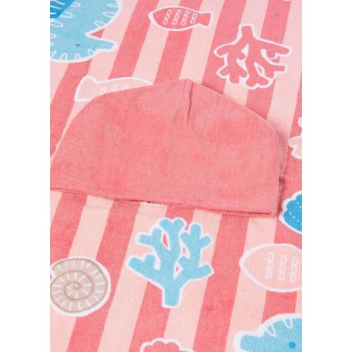 Toalla poncho baño  terracota Mayoral ref.9114 [1]