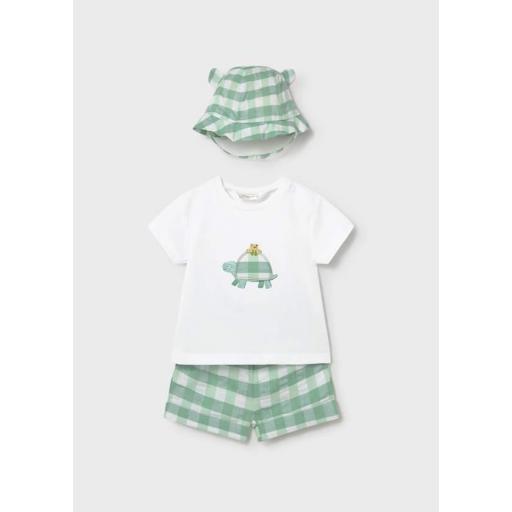 Conjunto 3 piezas gorro manzana Mayoral ref.1276 [0]