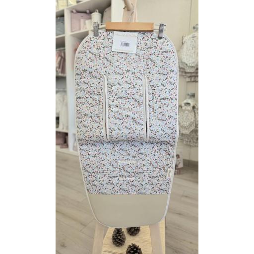 Colchoneta silla universal con pie polipiel liberty camel D´Peques [0]