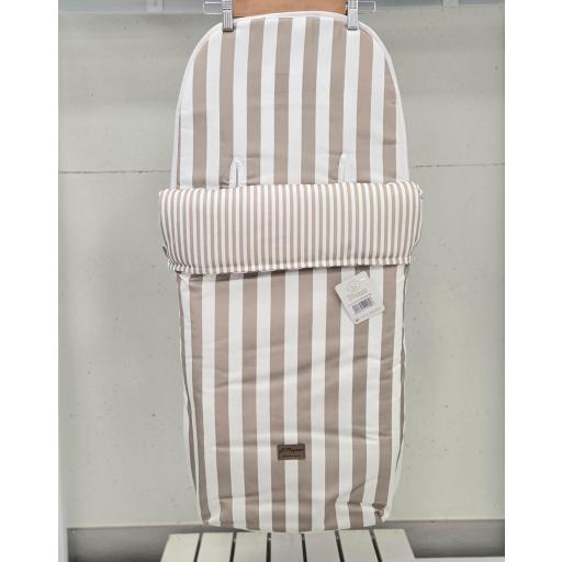 Saco silla universal con interior pies polipiel Raya camel D´Peques [0]