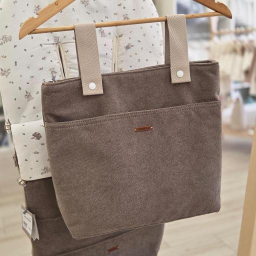 Bolso talega Camille marrón Uzturre