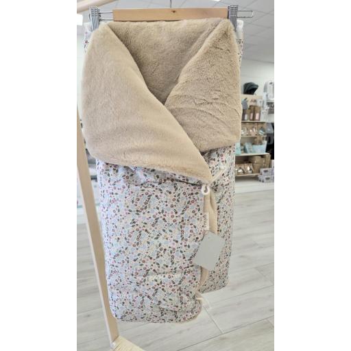 Saco manta capazo cruzado reversible Liberty pelito arena [0]