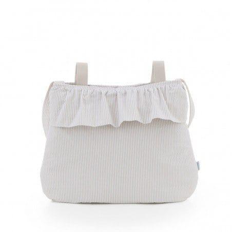 Bolso talega volante Candela Cambrass Crudo