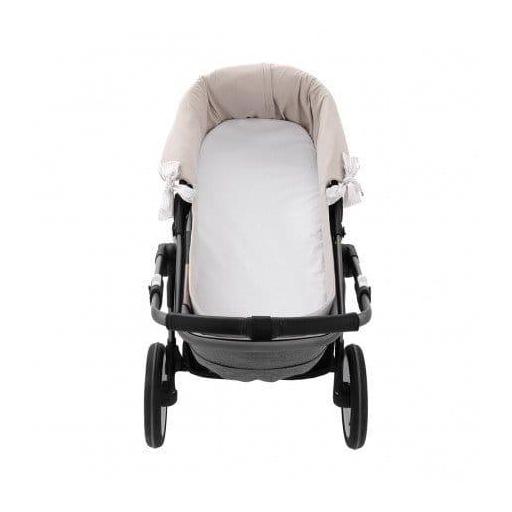 Garnitura vestidura capazo semipartida cremallera reversible Candela crudo Cambrass [3]