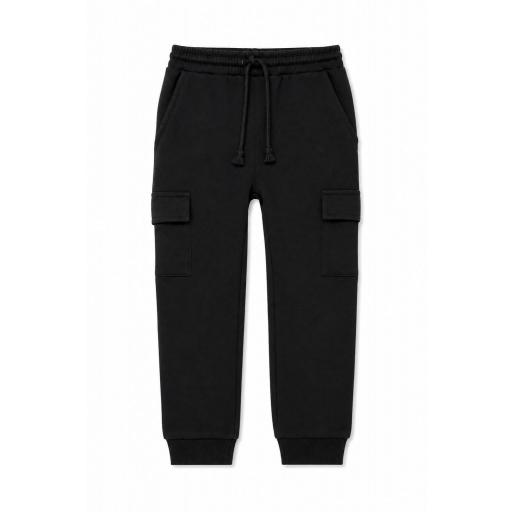 Pantalón chándal bolsillos Street monkey negro ref.95059