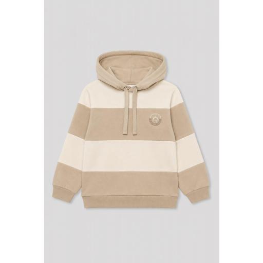 Sudadera rayas tostado Street Monkey ref.365002 [0]