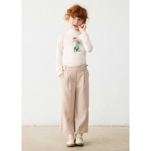 Pantalón pinza niña Mayoral avellana ref.4526 [3]