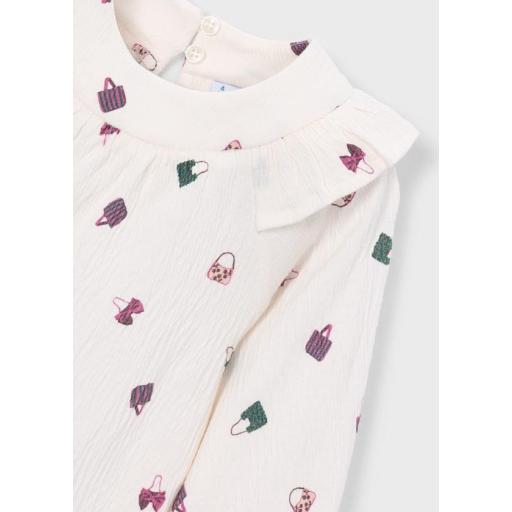 Blusa bolso crudo-botella Mayoral ref.4147 [0]