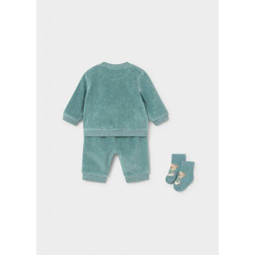 Chándal osito con calcetines Mineral  ref.2669 [2]